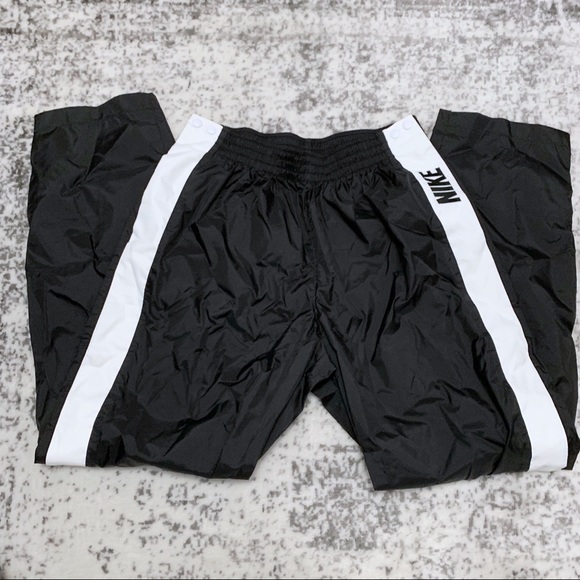 Nike Other - Nike Windbreaker Tear Away Side Snap Pants b/w lg